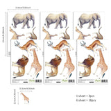 ChandeliersDecor.com-Kids Nursery Bohemian Wall Decals-Animals Wall Decals Wall Stickers