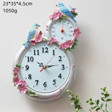 ChandeliersDecor.com-Wall Clocks-Antique Decor Wall Clock with Thermometer for Temperature