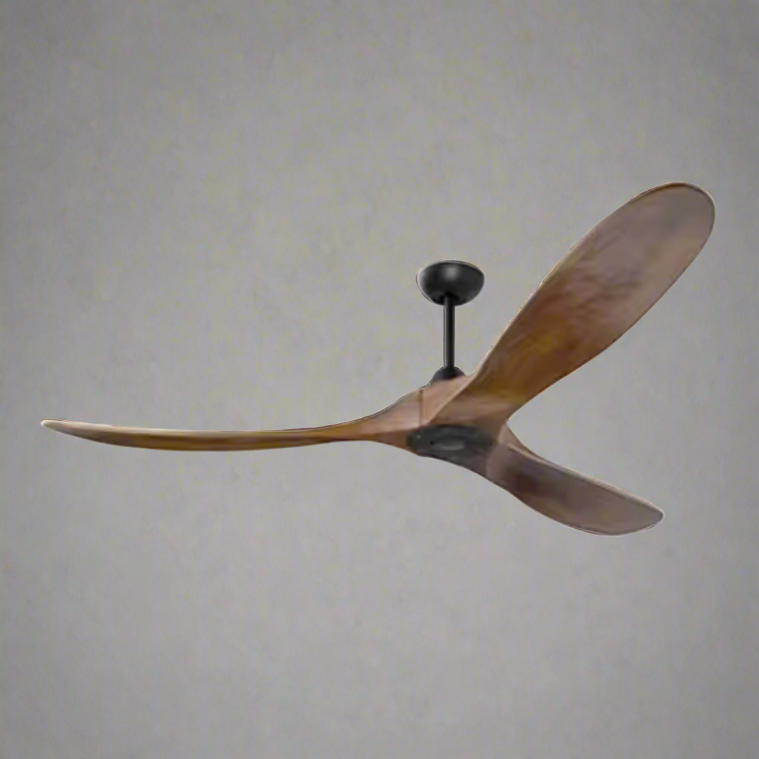 ChandeliersDecor.com-Ceiling Fans-Antique Wooden Blades Large Fan: Elegance Meets Functionality