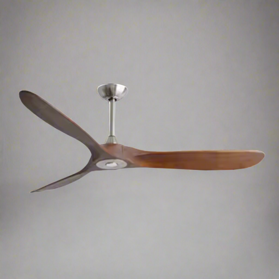 ChandeliersDecor.com-Ceiling Fans-Antique Wooden Blades Large Fan: Elegance Meets Functionality