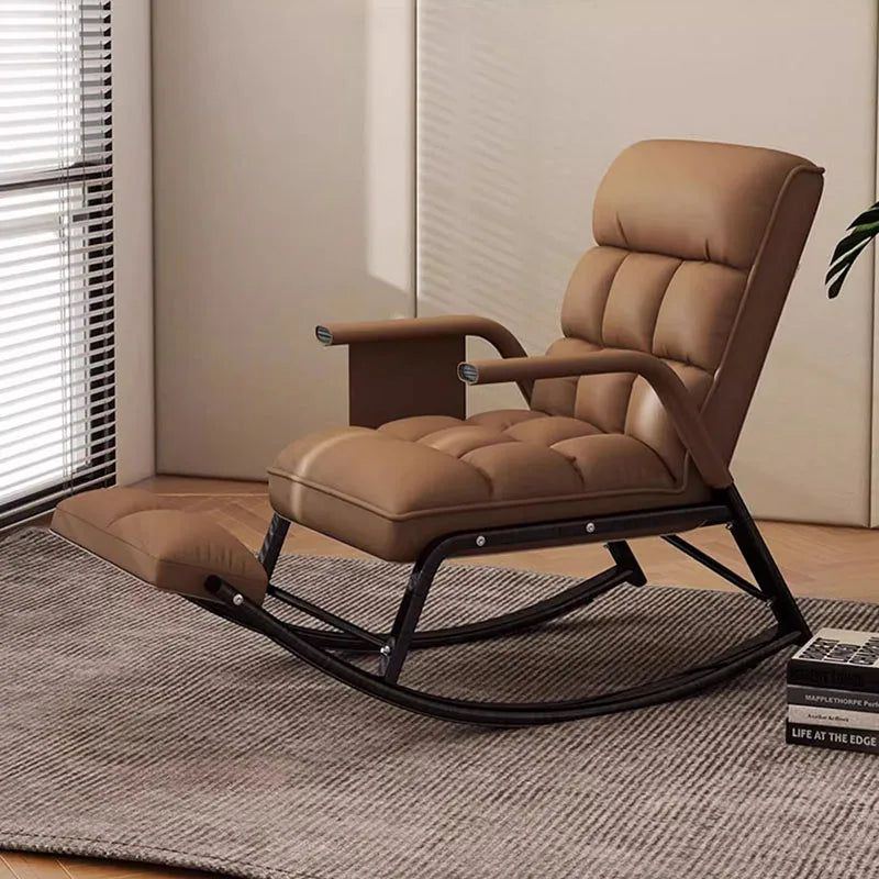 ChandeliersDecor.com-Sofa Chairs and Stools-Arm Rest Modern Vintage Merged Rocking Chair