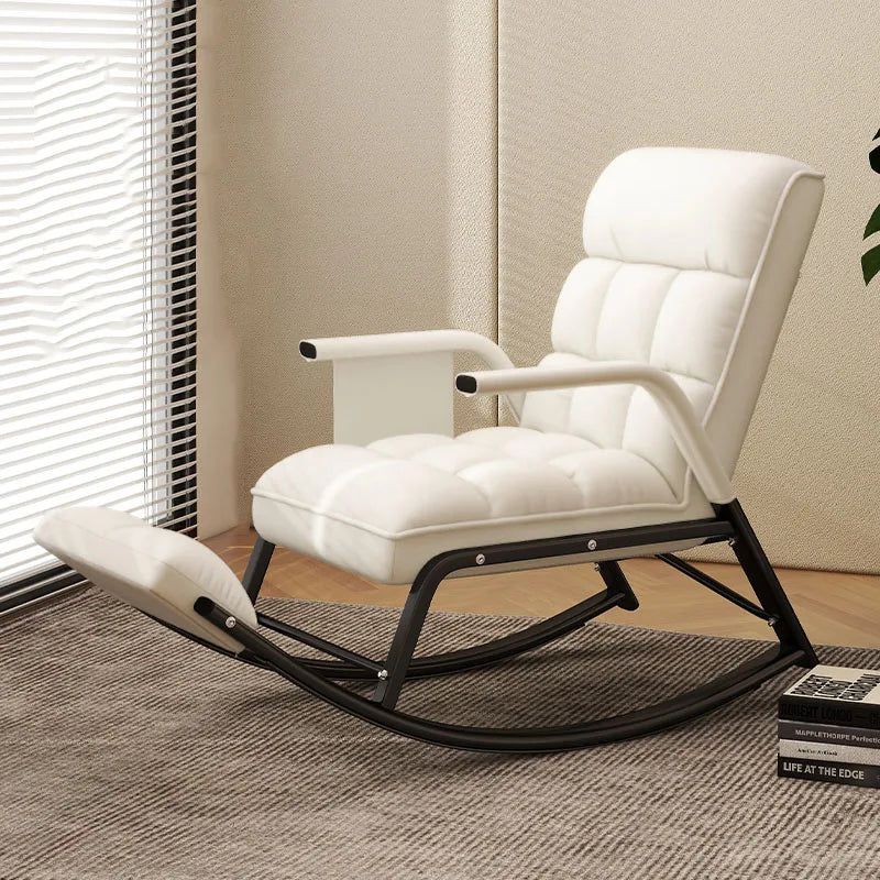 ChandeliersDecor.com-Sofa Chairs and Stools-Arm Rest Modern Vintage Merged Rocking Chair
