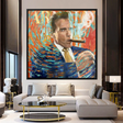 ChandeliersDecor.com-Wall Posters-Arnold The Muscle King Canvas Art