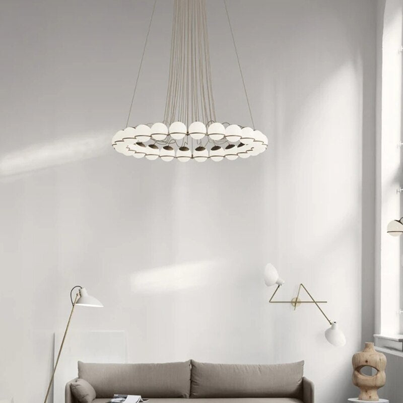 ChandeliersDecor.com-Chandeliers-Astep Opaline Suspension Chandelier - Make a Statement