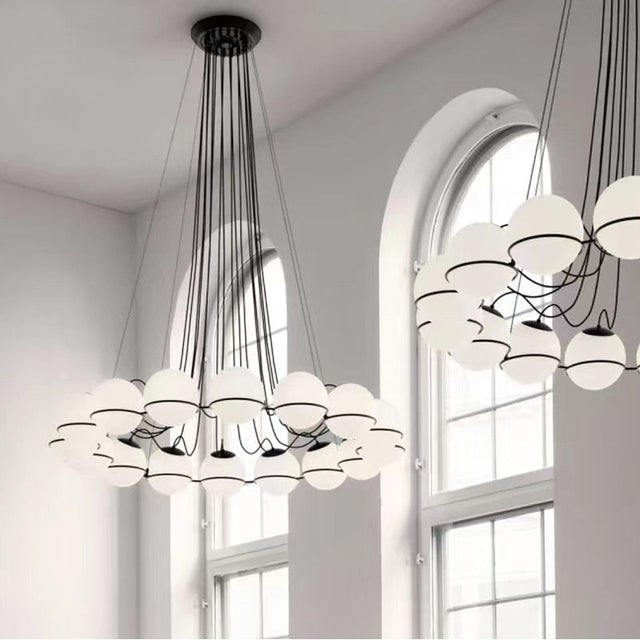 ChandeliersDecor.com-Chandeliers-Astep Opaline Suspension Chandelier - Make a Statement