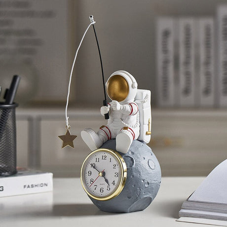 ChandeliersDecor.com-Wall Clocks-Astronaut Bedside Clock - Ideal for Kids Room