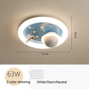 ChandeliersDecor.com-Kids Room Nursery Lighting-Astronaut Ceiling Light: Illuminate Your Space