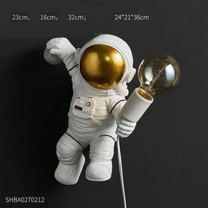 ChandeliersDecor.com-Kids Room Nursery Lighting-Astronaut Model Night Light Resin Bedside Table Lamp