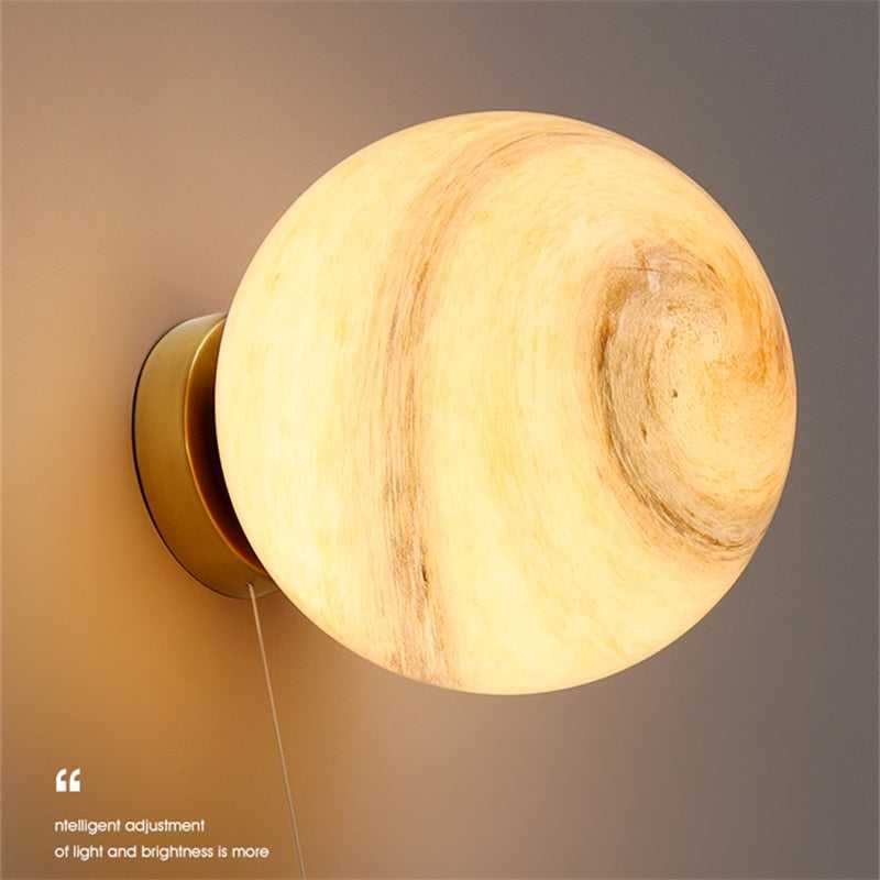 ChandeliersDecor.com-Kids Room Nursery Lighting-Astronaut on Moon Wall Lamp - Kids Room Lighting