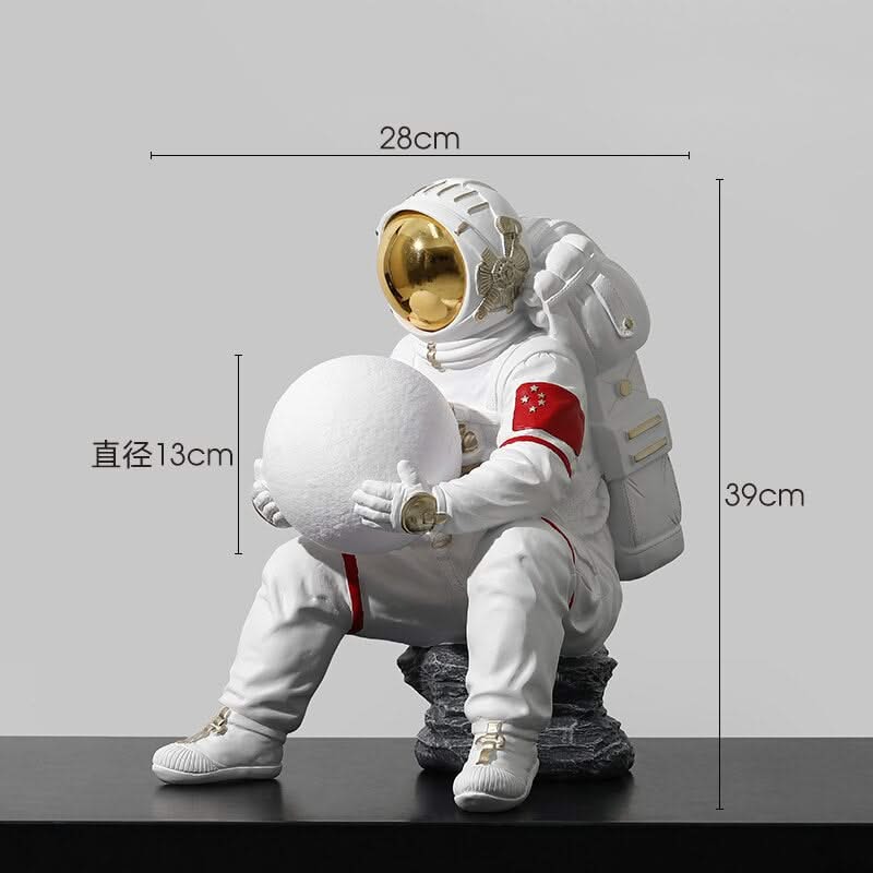 ChandeliersDecor.com-Kids Room Nursery Lighting-Astronaut Sculpture Statue Light: Unique, Decorative Piece