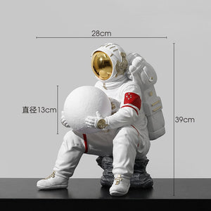 ChandeliersDecor.com-Kids Room Nursery Lighting-Astronaut Sculpture Statue Light: Unique, Decorative Piece