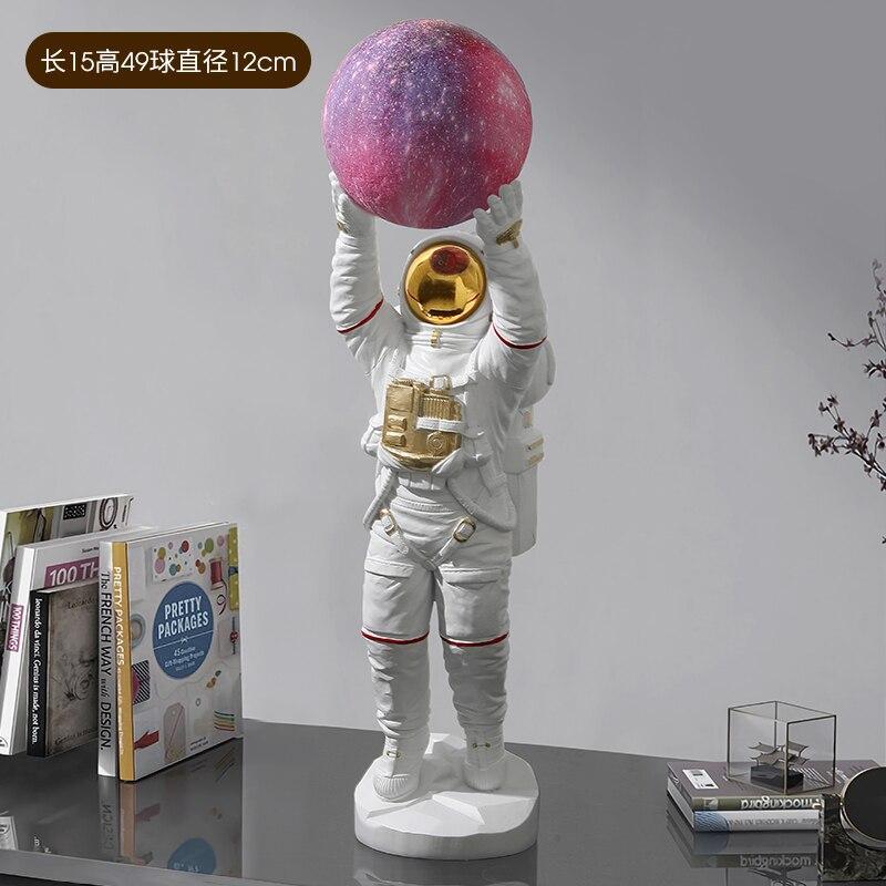 ChandeliersDecor.com-Kids Room Nursery Lighting-Astronaut Sculpture Statue Light: Unique, Decorative Piece