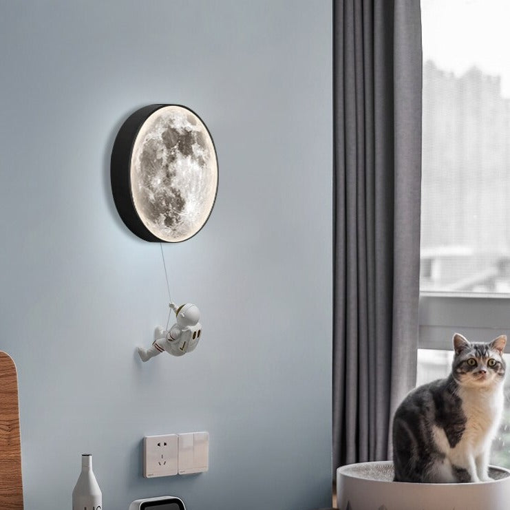 ChandeliersDecor.com-Kids Room Nursery Lighting-Astronaut Wall Light - Explore the Cosmos with Style