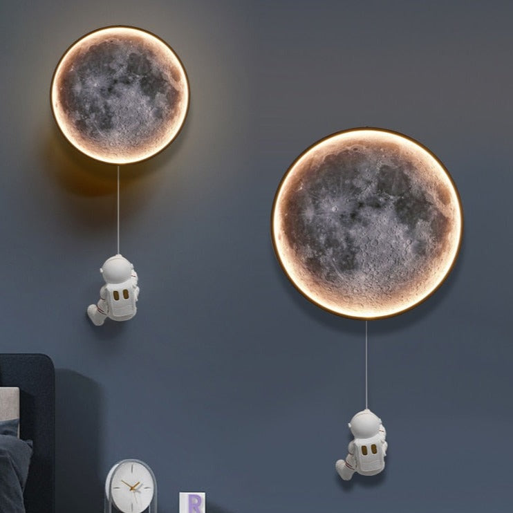 ChandeliersDecor.com-Kids Room Nursery Lighting-Astronaut Wall Light - Explore the Cosmos with Style