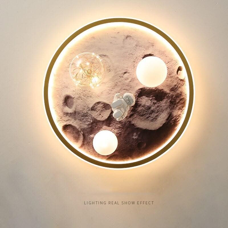 ChandeliersDecor.com-Kids Room Nursery Lighting-Astronauts Led Lights Chandelier Kids Room