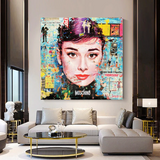 ChandeliersDecor.com-Audrey Hepburn Wall Art-Audrey Hepburn Classic Canvas Art - Exquisite Reproduction