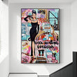 ChandeliersDecor.com-Audrey Hepburn Wall Art-Audrey Hepburn Fashion Icon Poster