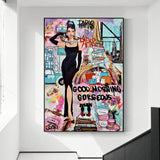 ChandeliersDecor.com-Audrey Hepburn Wall Art-Audrey Hepburn Fashion Icon Poster