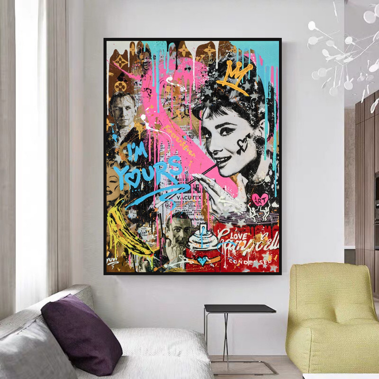 ChandeliersDecor.com-Audrey Hepburn Wall Art-Audrey Hepburn Poster - Authentic Tribute Art
