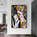 ChandeliersDecor.com-Audrey Hepburn Wall Art-Audrey Hepburn Poster - Classic Elegance for Your Walls