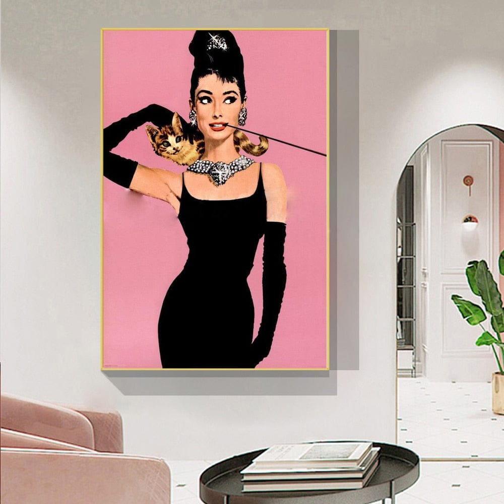ChandeliersDecor.com-Audrey Hepburn Wall Art-Audrey Hepburn Wall Art - Beauty Deserves a Spot
