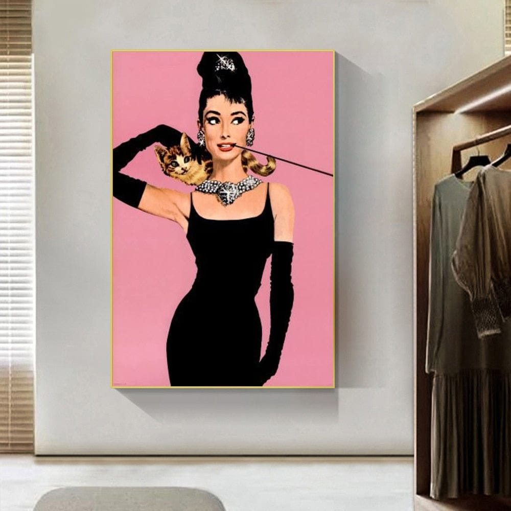 ChandeliersDecor.com-Audrey Hepburn Wall Art-Audrey Hepburn Wall Art - Beauty Deserves a Spot