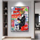 ChandeliersDecor.com-Wall Posters-Authentic Mr Brainwash Monkey Art Collectibles - Limited Edition for Art Lovers