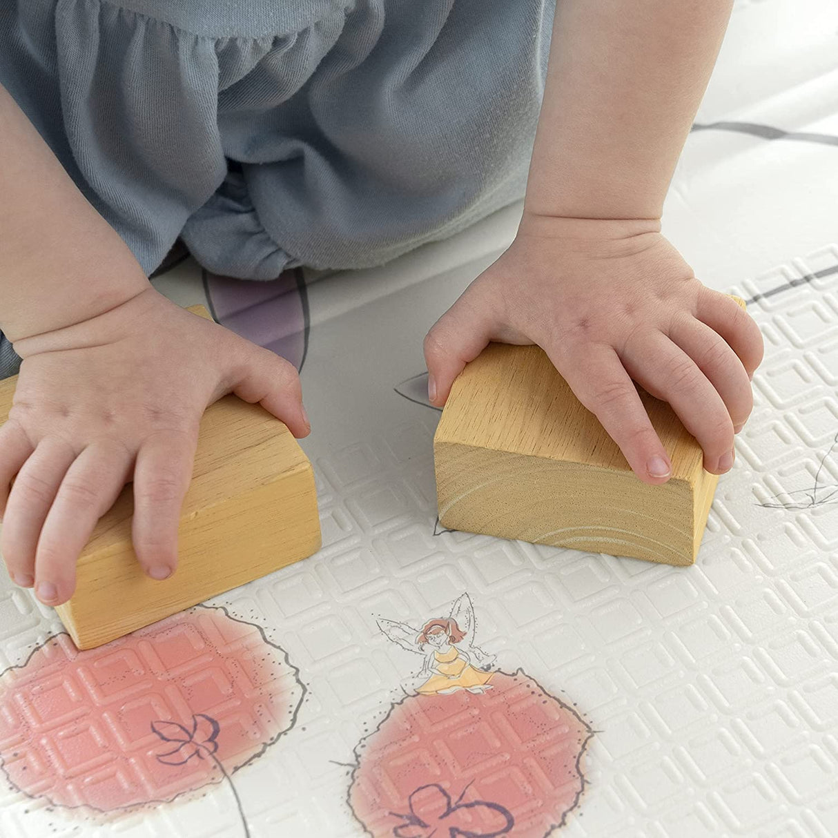 ChandeliersDecor.com-Play Mats-Babies' Floral Play Mats: Blossoming Fun for Little Ones