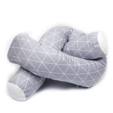 ChandeliersDecor.com-Crib Bumper-Baby Braid Crib Bumper: Protect Your Baby's Safety