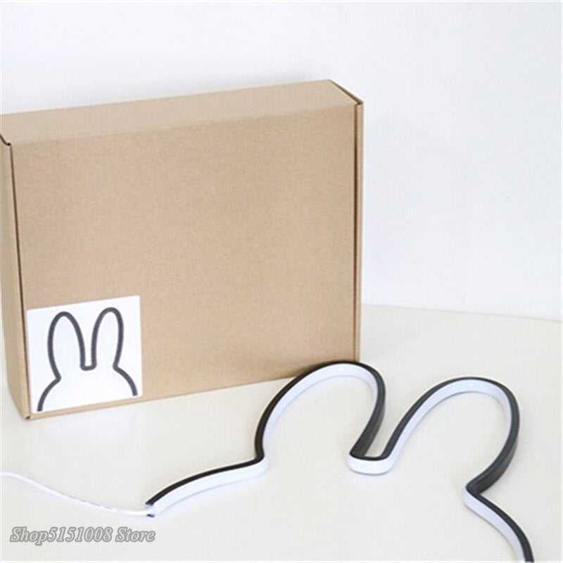 ChandeliersDecor.com-Kids Room Nursery Lighting-Baby Rabbit Night Lights USB Powered LED Lamp