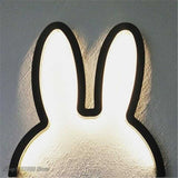 ChandeliersDecor.com-Kids Room Nursery Lighting-Baby Rabbit Night Lights USB Powered LED Lamp