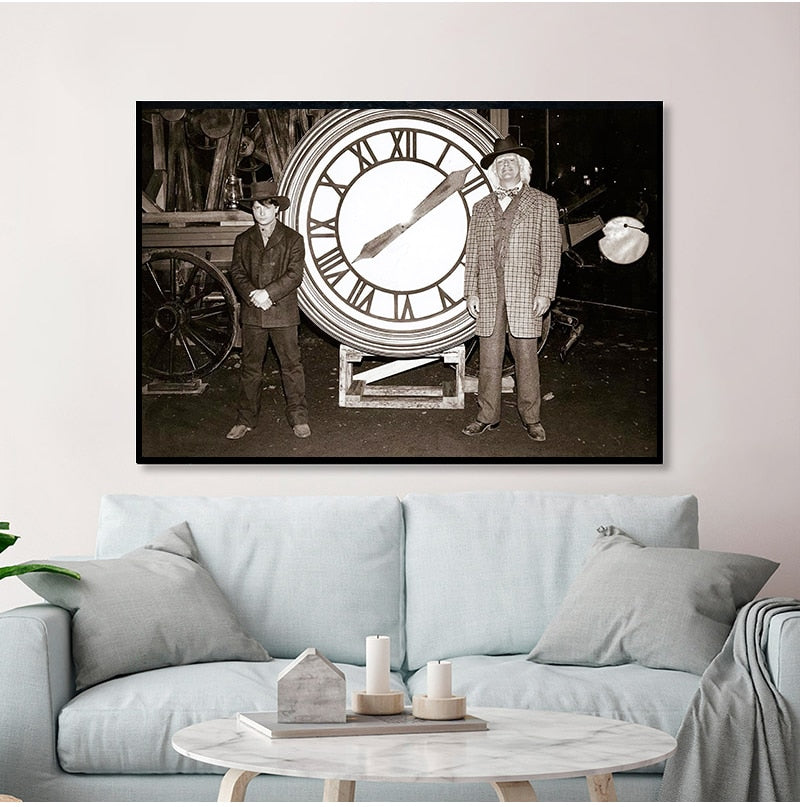 ChandeliersDecor.com-Wall Posters-Back to the Future Film Retro Canvas Wall Art