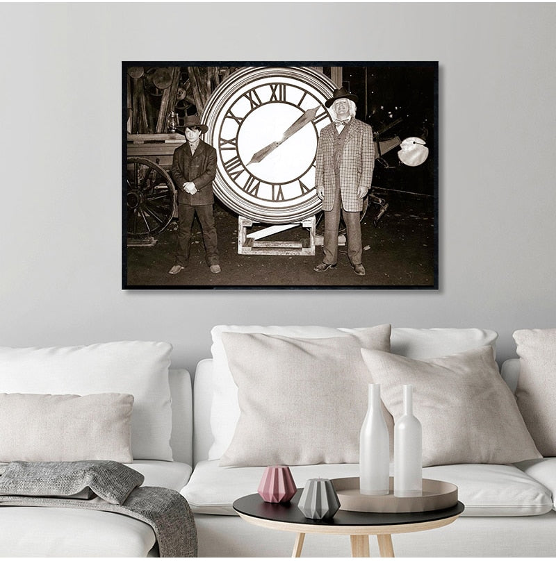 ChandeliersDecor.com-Wall Posters-Back to the Future Film Retro Canvas Wall Art