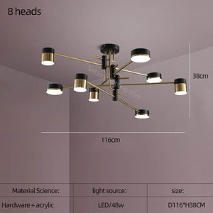 ChandeliersDecor.com-Ceiling Chandelier-Balance: Sputnik Chandelier – Elegant Lighting Fixture
