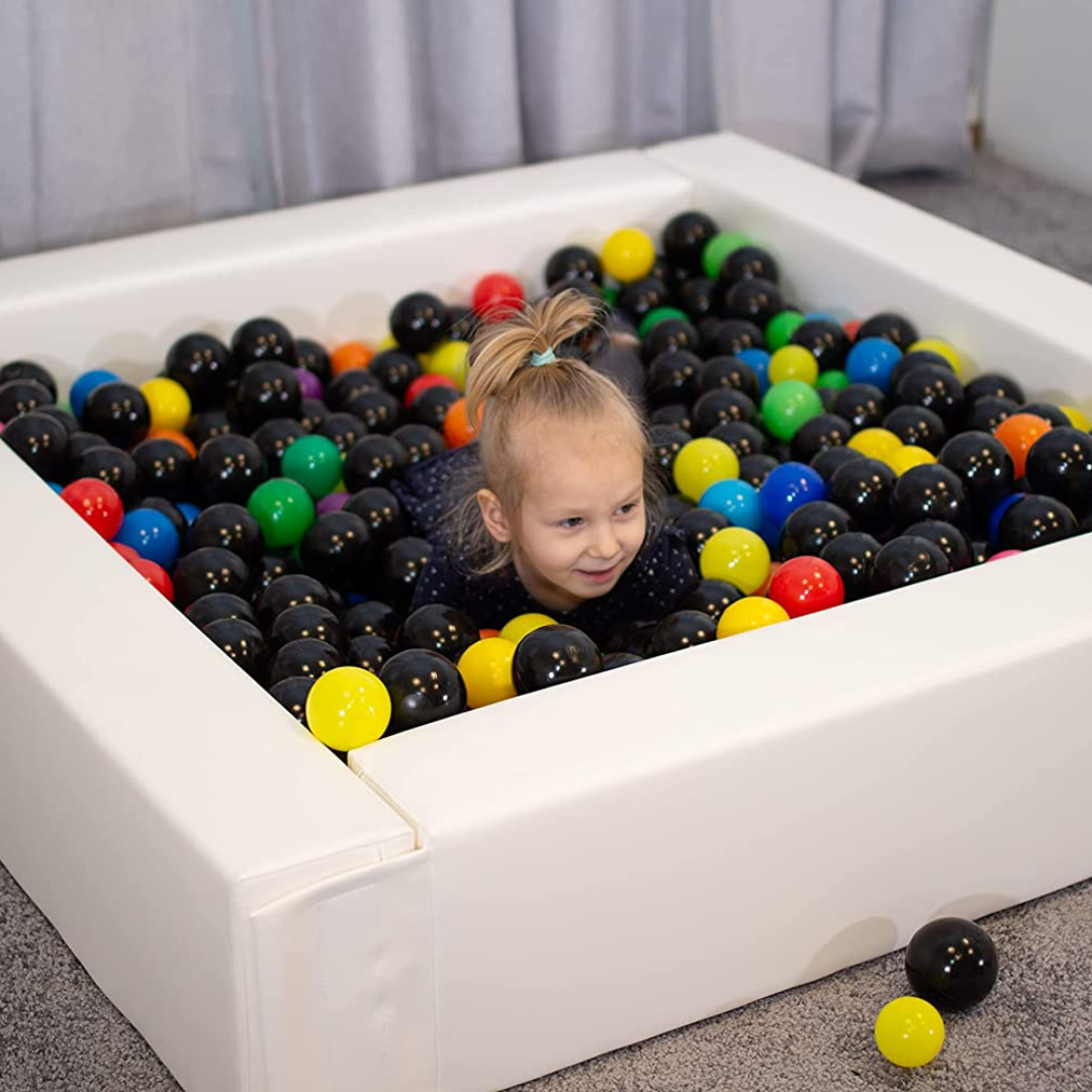 ChandeliersDecor.com-Playpen and Ball Pits-Ball Pool Ball Pit White Soft Play Area | Soft Play Equipment | Activity Toys