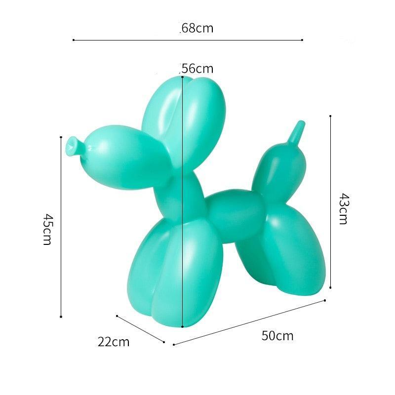 ChandeliersDecor.com-Kids Statues-Balloon Dog Statue: Vibrant Ornament for Festive Decor