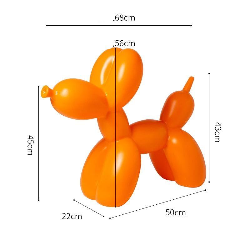 ChandeliersDecor.com-Kids Statues-Balloon Dog Statue: Vibrant Ornament for Festive Decor