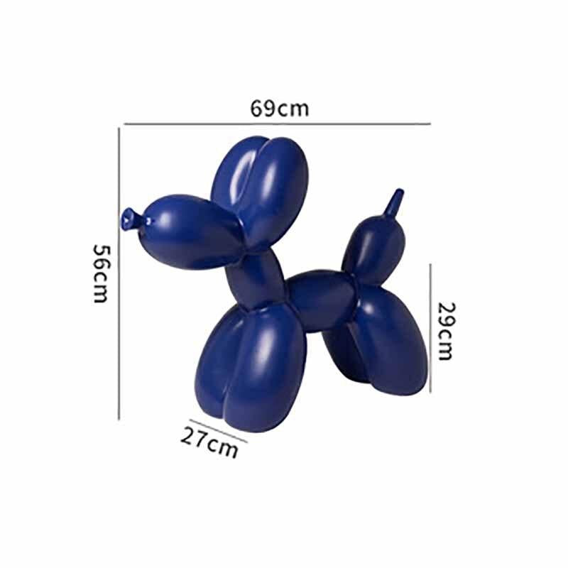 ChandeliersDecor.com-Kids Statues-Balloon Dog Statue: Vibrant Ornament for Festive Decor