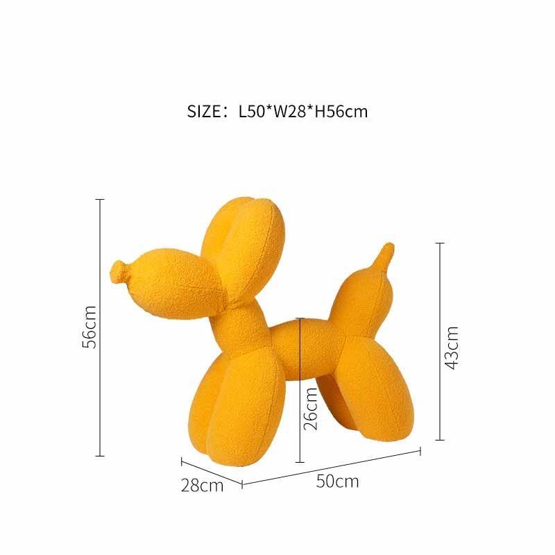 ChandeliersDecor.com-Kids Statues-Balloon Dog Statue: Vibrant Ornament for Festive Decor