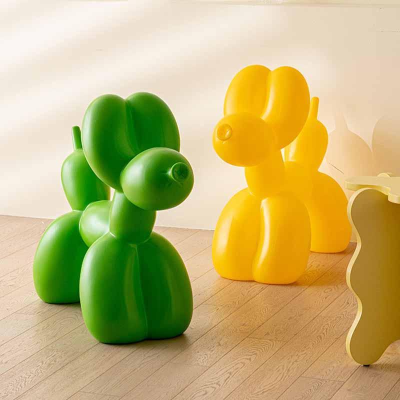 ChandeliersDecor.com-Kids Statues-Balloon Dog Statue: Vibrant Ornament for Festive Decor
