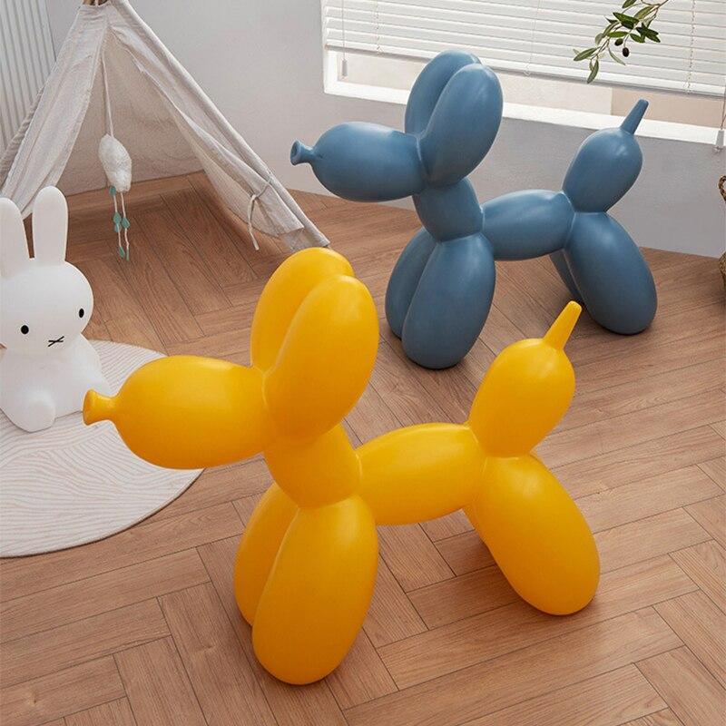 ChandeliersDecor.com-Kids Statues-Balloon Dog Statue: Vibrant Ornament for Festive Decor