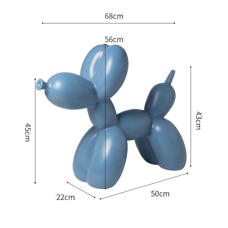 ChandeliersDecor.com-Kids Statues-Balloon Dog Statue: Vibrant Ornament for Festive Decor