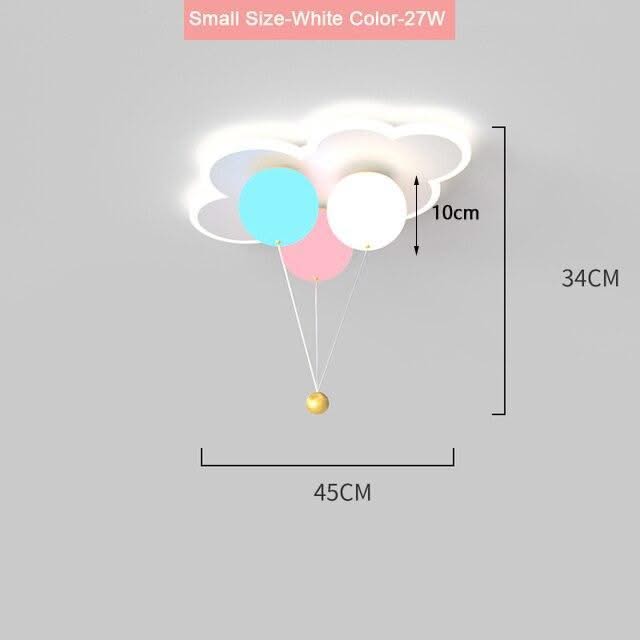 ChandeliersDecor.com-Kids Room Nursery Lighting-Balloons Ceiling Light: Lively and Vibrant Lighting