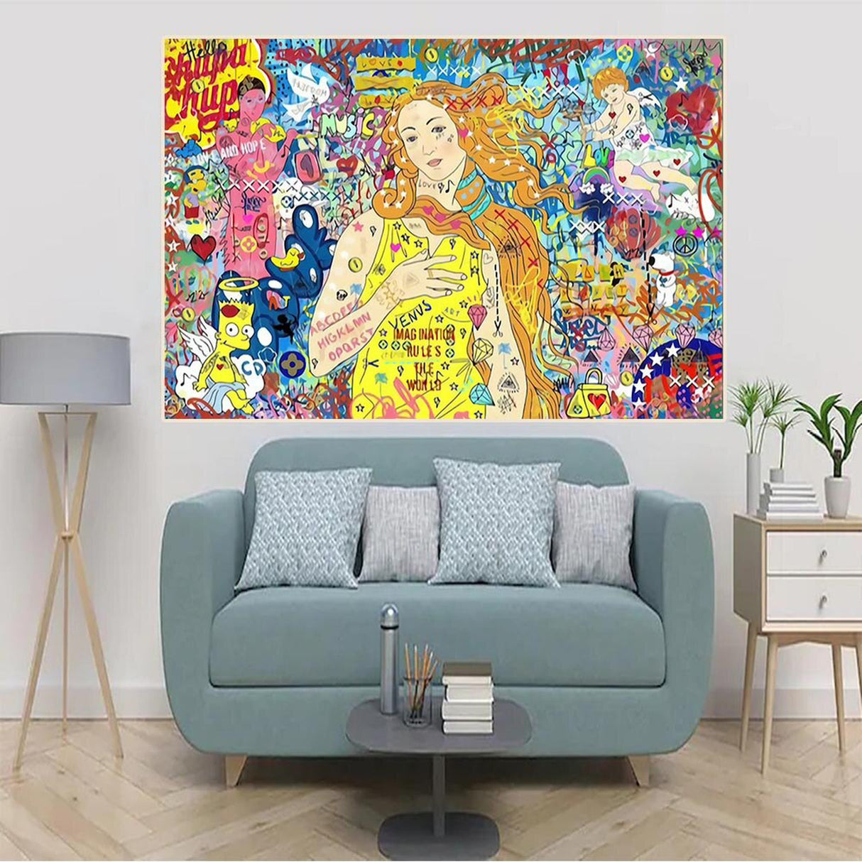 ChandeliersDecor.com-Banksy Wall Poster-Banksy Birth of Venus Art: Captivating Masterpiece