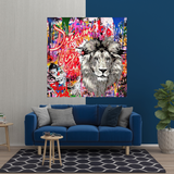 ChandeliersDecor.com-Banksy Wall Poster-Banksy Dream Big Canvas Wall Art - Eye-catching Masterpiece