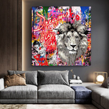 ChandeliersDecor.com-Banksy Wall Poster-Banksy Dream Big Canvas Wall Art - Eye-catching Masterpiece