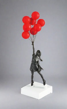 ChandeliersDecor.com-Banksy Statues-Banksy Flying Balloons Girl Figure
