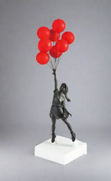 ChandeliersDecor.com-Banksy Statues-Banksy Flying Balloons Girl Figure
