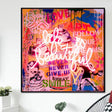 ChandeliersDecor.com-Banksy Wall Poster-Banksy Life is Beautiful - Authentic Art for Sale