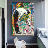 ChandeliersDecor.com-Banksy Wall Poster-Banksy Life is Beautiful: Captivating Art Society's Beauty